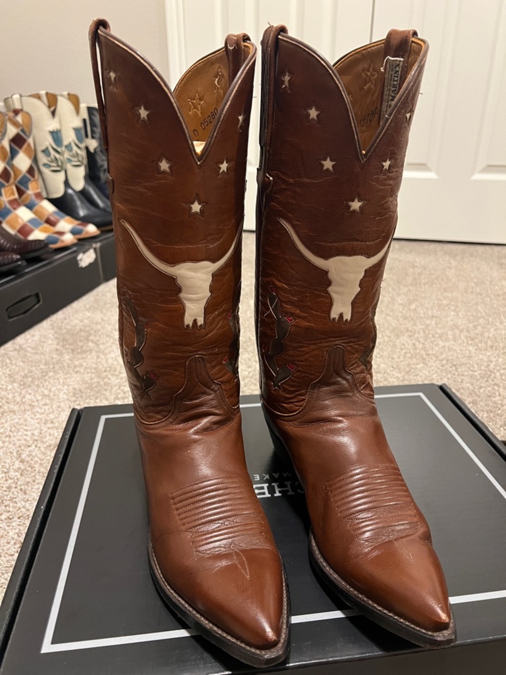 Vintage Lucchese Cowboy Boots